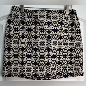 NWOT Divided Aztec Patterned Mini Skirt, 8
